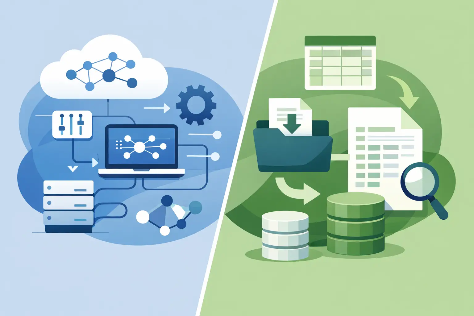 API Integration vs CSV Import für den Mittelstand