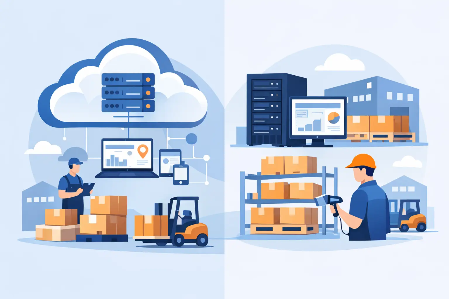 Cloud-WMS oder On-Premise: Was passt ins Lager?