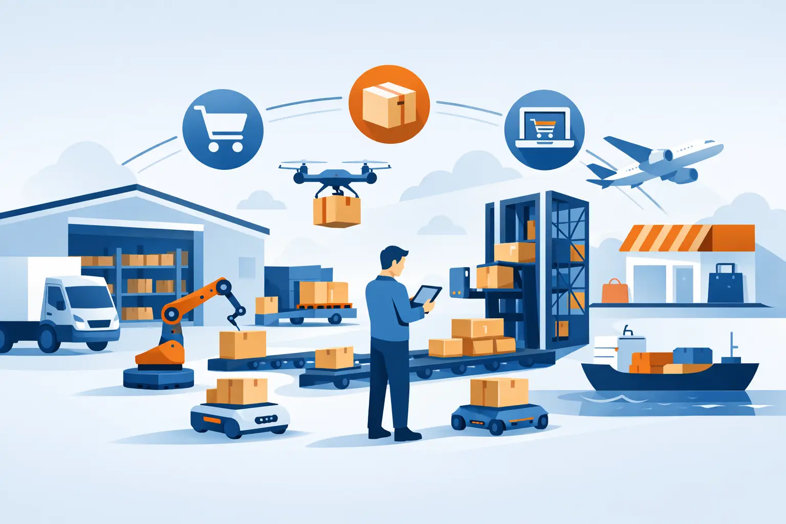 Die Zukunft der Multi Channel Logistik im Lager